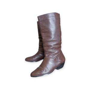 Botas de cuero con corderito