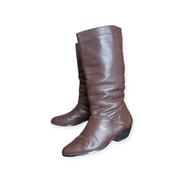Botas de cuero con corderito